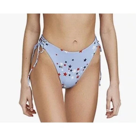 Dippin Daisy's Bikini Women's Blue Star Print Swimwear Party Patriot Size Small - Picture 4 of 11